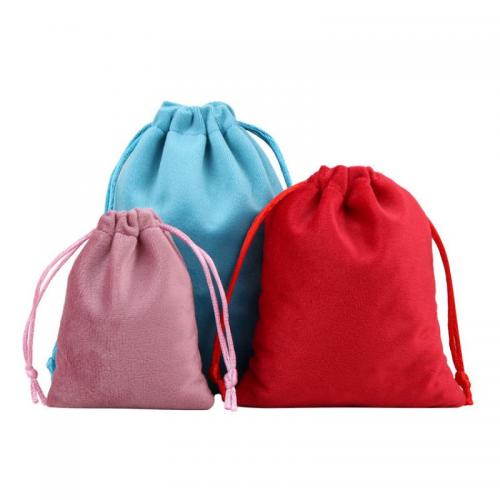 Velvet Jewelry Pouches Bags, Velveteen 