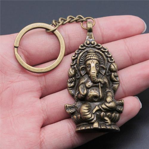 Zinc Alloy Key Chain Jewelry, with Iron, plated, fashion jewelry 