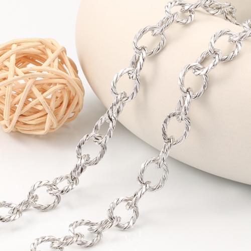 Stainless Steel Chain Jewelry, 304 Stainless Steel, electrolyzation, DIY [