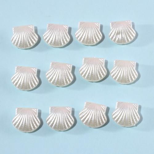 Kit para DIY Móvil , Perlas de plástico ABS, Nácar, engomada de gota, Bricolaje, Blanco, 16.8x14.5mm, aproximado 10PCs/Bolsa, Vendido por Bolsa[