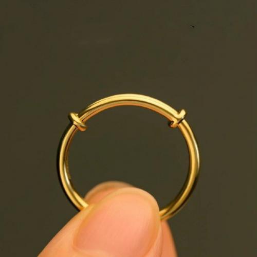 Zinc Alloy Cuff Finger Ring, gold color plated, fashion jewelry & for woman, US Ring [