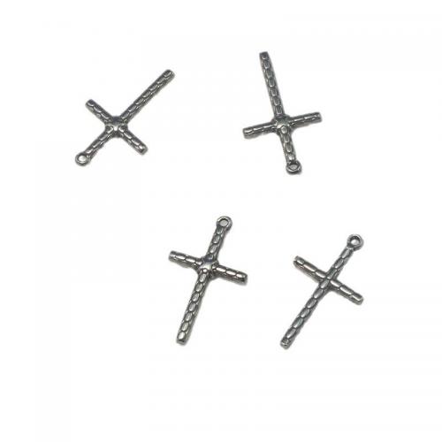 Stainless Steel Cross Pendants, 304 Stainless Steel, DIY, original color 