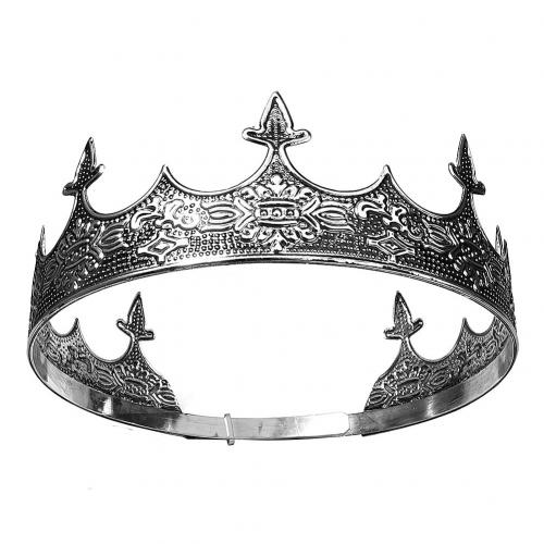 Bridal Tiaras, Zinc Alloy, antique silver color plated, Unisex 