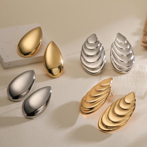 Brass Stud Earring, fashion jewelry & for woman 