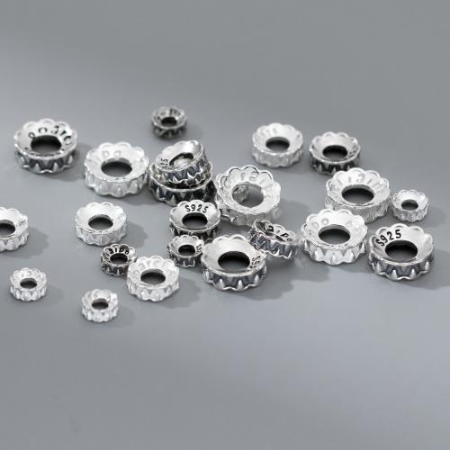 925 Sterling Silver Gasket, plated, DIY 