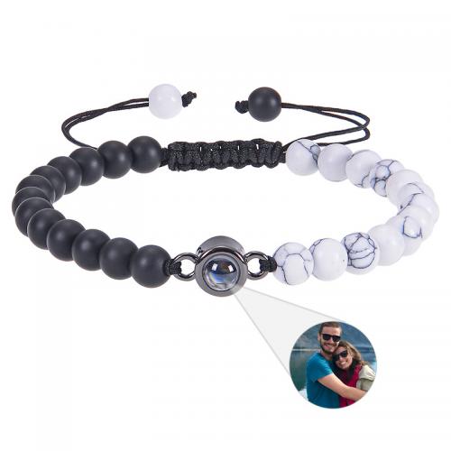 Pulsera de Piedras Preciosas, Piedra natural, con acero inoxidable 304, hecho a mano, Joyería & diferentes materiales para la opción & unisexo, más colores para la opción, longitud:aproximado 6.6-11.8 Inch, Vendido por UD