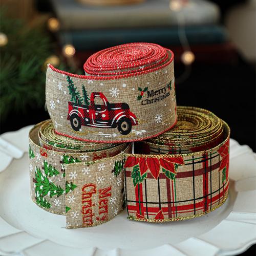 Christmas Ribbons, Cloth, Christmas jewelry 