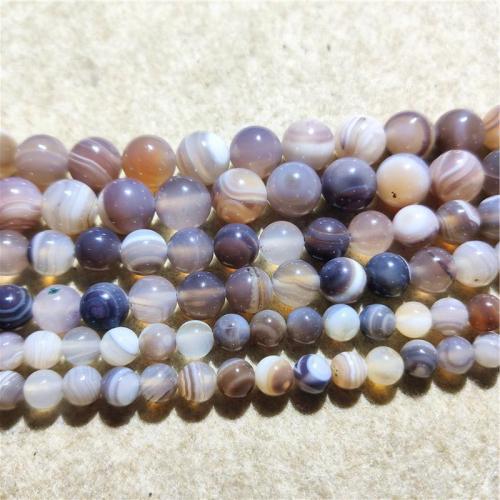 Natural Lace Agate Beads, Round, DIY mixed colors Approx 38-40 cm 