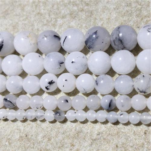 Single Gemstone Beads, Chalcedony, Round, DIY mixed colors Approx 38-40 cm 