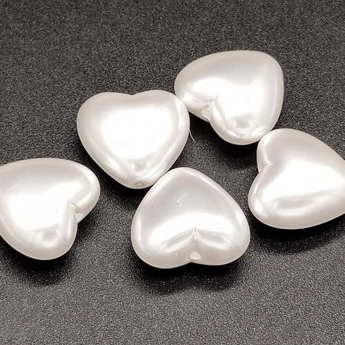 Resin Jewelry Beads, Heart, DIY, golden, 18mm 