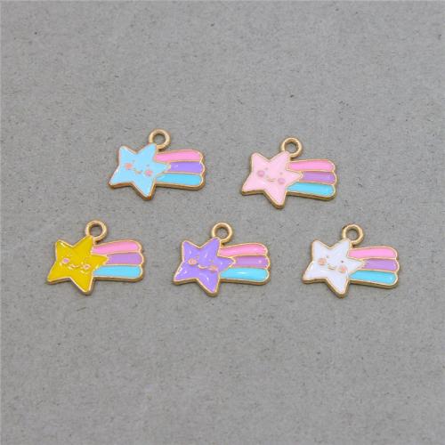 Zinc Alloy Enamel Pendants, plated, fashion jewelry & DIY Approx [