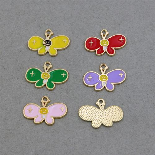 Zinc Alloy Enamel Pendants, Bee, plated, fashion jewelry & DIY Approx [