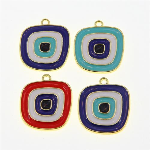 Zinc Alloy Enamel Pendants, KC gold color plated, fashion jewelry & DIY Approx 