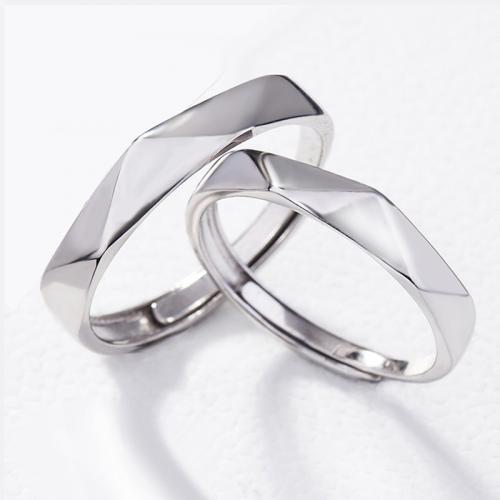 Anillos para Pareja, Plata de ley 925, Joyería & unisexo, tamaño:7, Vendido por UD