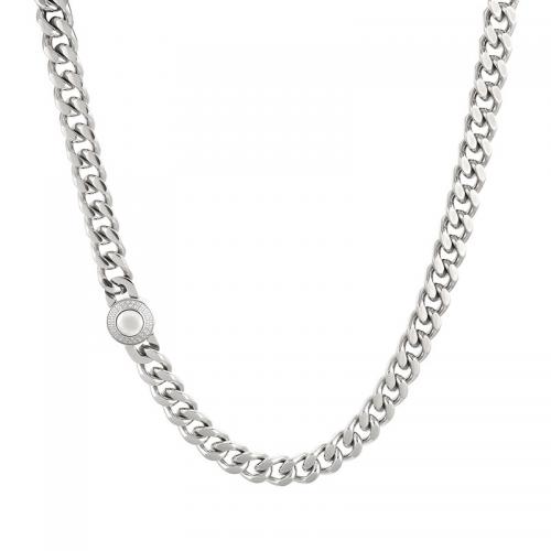 Stainless Steel Chain Necklace, 304 Stainless Steel, polished  original color [