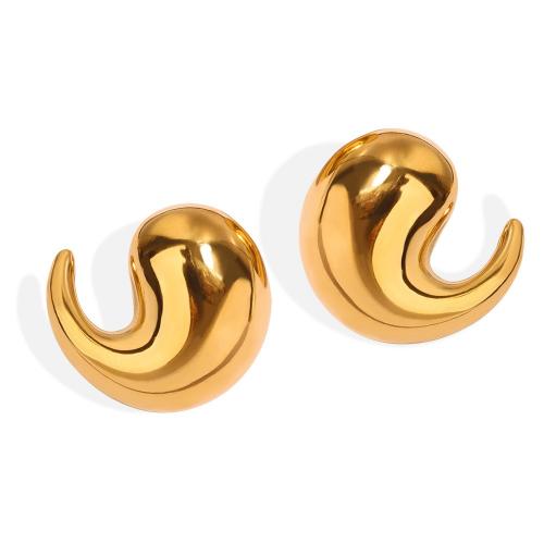 Boucles d'oreilles en acier titane, Placage, pour femme, plus de couleurs à choisir, Vendu par paire