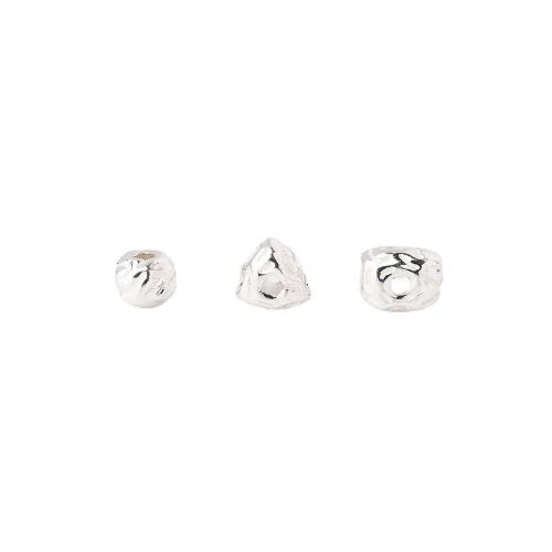 Sterling Silver Spacer Beads, 925 Sterling Silver, DIY platinum color 