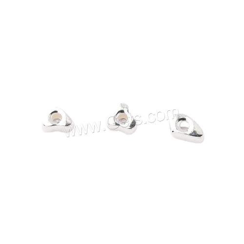 Sterling Silver Spacer Beads, 925 Sterling Silver, DIY platinum color 