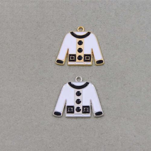 Zinc Alloy Enamel Pendants, Garment, plated, fashion jewelry & DIY Approx 