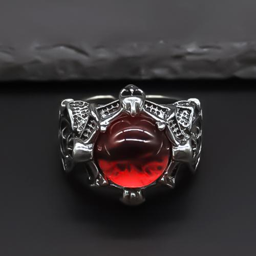 Zinklegierung Fingerring , mit Kunststoff, plattiert, Modeschmuck, Silberfarbe, Ring inner diameter:1.8cm, verkauft von PC