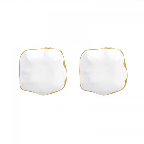 Brass Stud Earring, fashion jewelry & for woman [