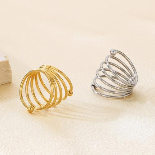 Edelstahl Fingerring, 304 Edelstahl, Modeschmuck & für Frau, keine, width 22mm, verkauft von PC