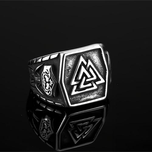 Titane Acier Bague, Acier titane, poli, normes différentes pour le choix & pour homme, argent, Vendu par PC[