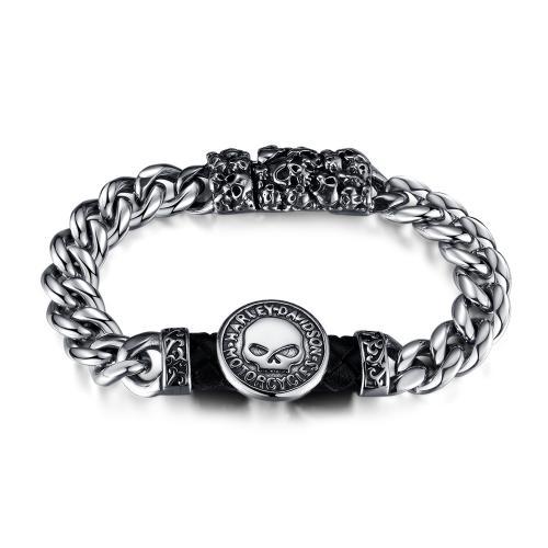 Edelstahl Armbänder, 304 Edelstahl, Modeschmuck & für den Menschen, 23mm, Länge:20.5 cm, verkauft von PC[