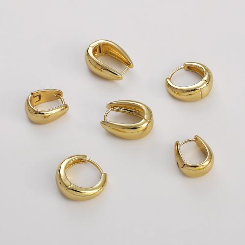 Brass Lever Back Earring Component, plated, DIY & for woman, golden [