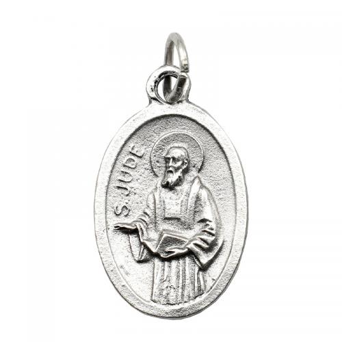 Zinc Alloy Saint Pendant, silver color plated, fashion jewelry & Unisex 