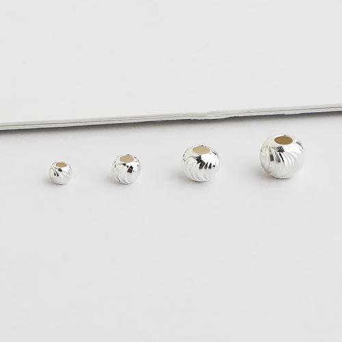 Sterling Silver Spacer Beads, 925 Sterling Silver, polished, DIY silver color 