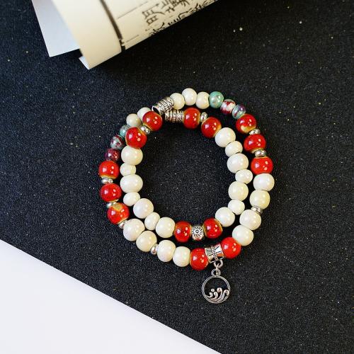 Porcelain Bracelets, with Zinc Alloy, fashion jewelry Bracelet 15-20cm 