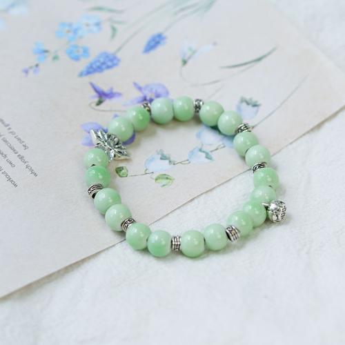 Porcelain Bracelets, with Zinc Alloy, fashion jewelry cm 