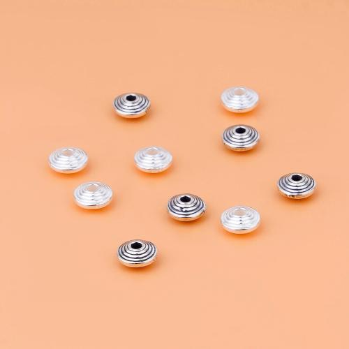 Sterling Silver Spacer Beads, 925 Sterling Silver, plated, DIY 