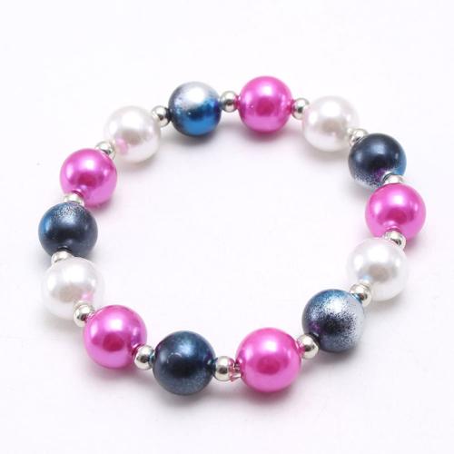 Children Bracelets, Acrylic, DIY The bracelet is 14cm long and the bead size is 10mm 