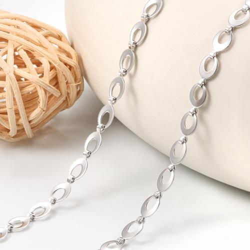 Stainless Steel Chain Jewelry, 304 Stainless Steel, electrolyzation, DIY 