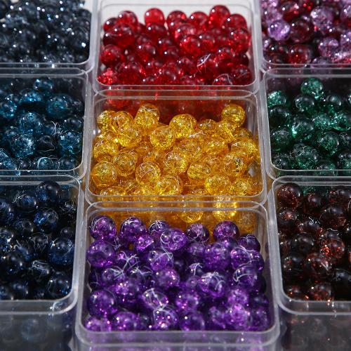 Perles murano faites à la main , chalumeau, Rond, DIY, plus de couleurs à choisir, 10mm Vendu par sac