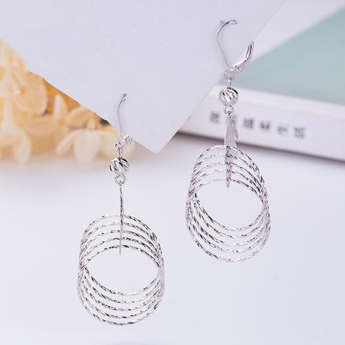 Sterling Silver Drop Earring, 925 Sterling Silver, fashion jewelry & for woman 