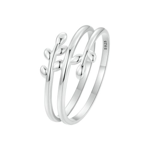 Sterling Silver Finger Ring, 925 Sterling Silver, plated & for woman, silver color 