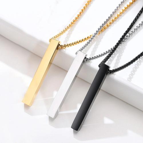 Stainless Steel Jewelry Necklace, 304 Stainless Steel, fashion jewelry & box chain & for man Approx 45 cm 