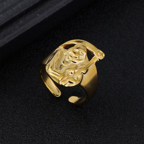 Edelstahl Fingerring, 304 Edelstahl, Modeschmuck & für den Menschen, keine, Internal diameter 19mm, verkauft von PC