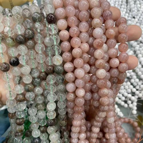 Single Gemstone Beads, Natural Stone, Round, polished, fashion jewelry & DIY 8mm Approx 38 cm 