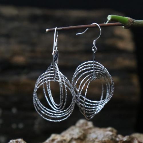 Sterling Silver Drop Earring, 925 Sterling Silver, fashion jewelry & for woman 