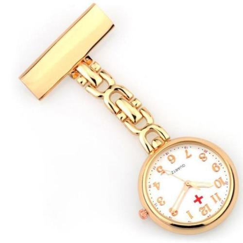 Nurse Watch, Zinc Alloy, waterproofless & fashion jewelry & Chinese movement & Unisex Dial diameter Thick chain long 40mm  wide 8mm [