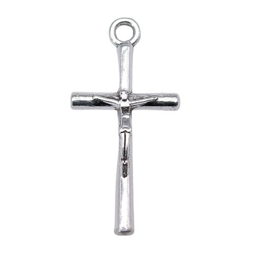 Zinc Alloy Cross Pendants, antique silver color plated, vintage & fashion jewelry & DIY 