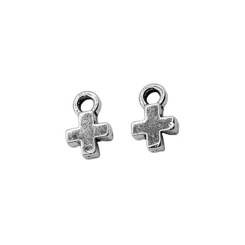 Zinc Alloy Cross Pendants, antique silver color plated, vintage & fashion jewelry & DIY 