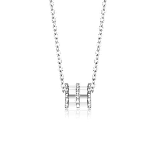 Sterling Silver Jewelry Necklace, 925 Sterling Silver, with 5cm extender chain, fashion jewelry & for woman Approx 40 cm 