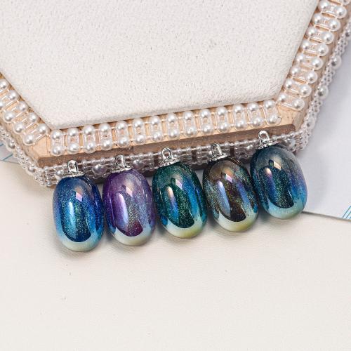 Resin Zinc Alloy Pendants, with Zinc Alloy, DIY 