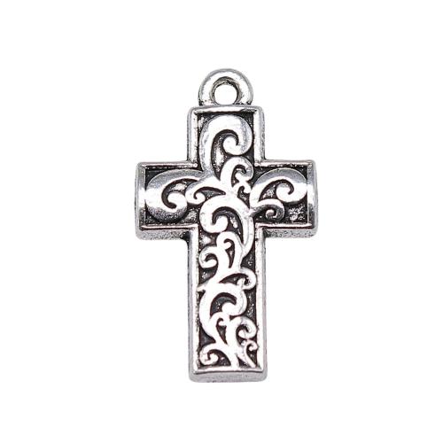 Zinc Alloy Cross Pendants, plated, vintage & fashion jewelry & DIY [