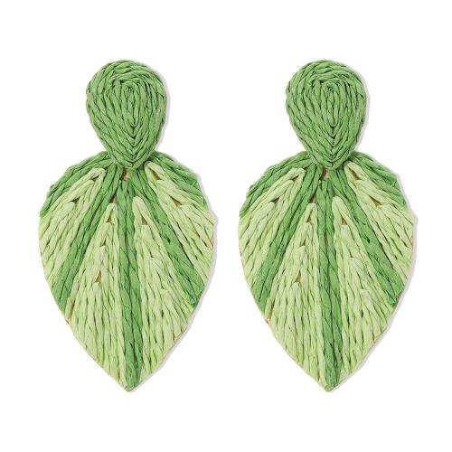 Fashion Create Jewelry Earring, Rafidah Grass, Leaf, handmade, fashion jewelry & for woman 